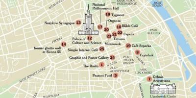Хотын аялал жуулчлал Варшав газрын зураг