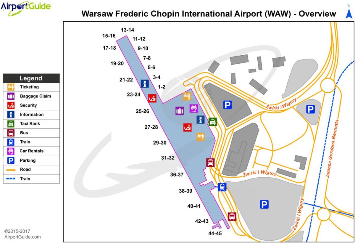 Варшав терминал газрын зураг